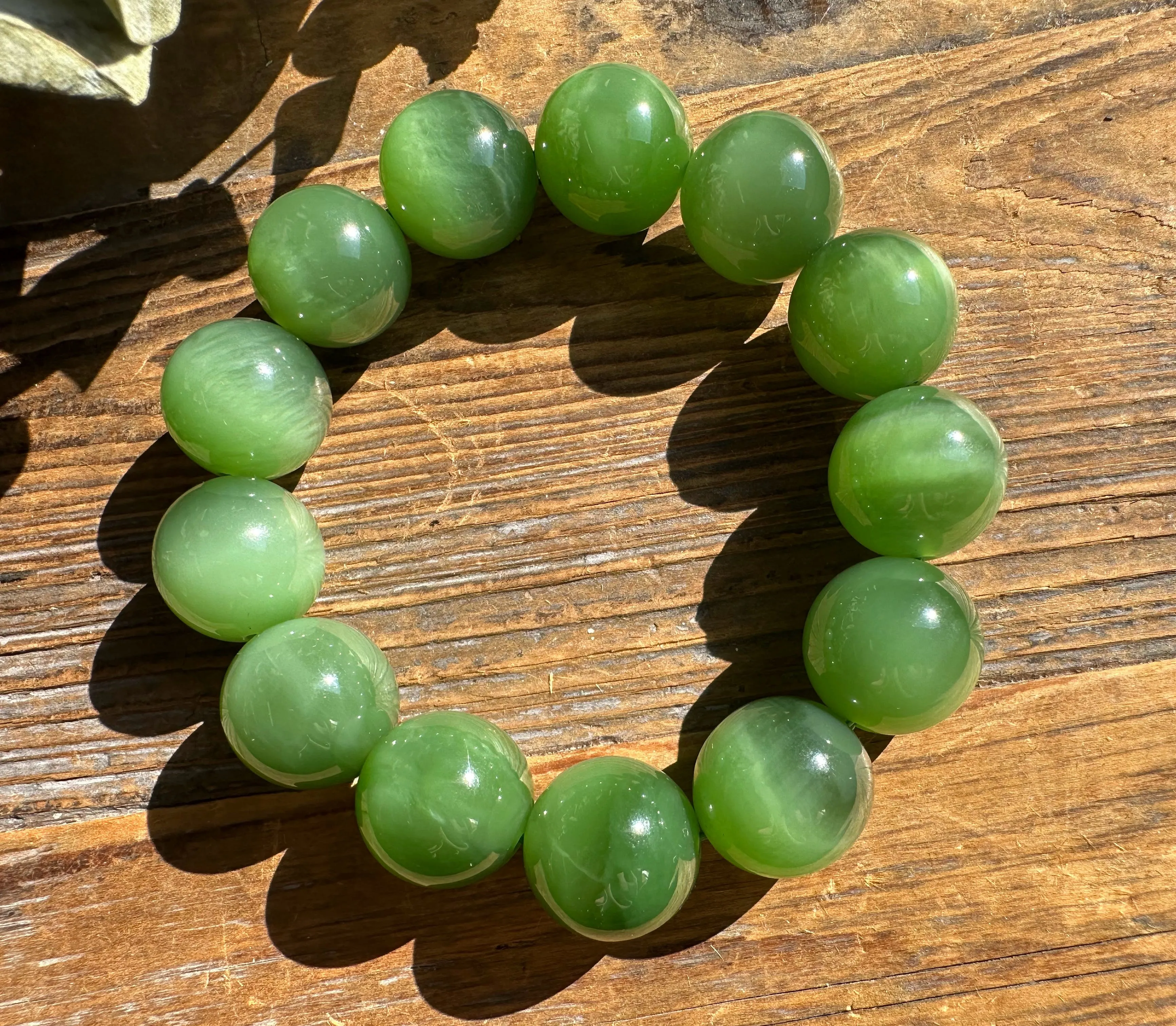 16mm Chatoyant Bead Bracelet, AA Quality*