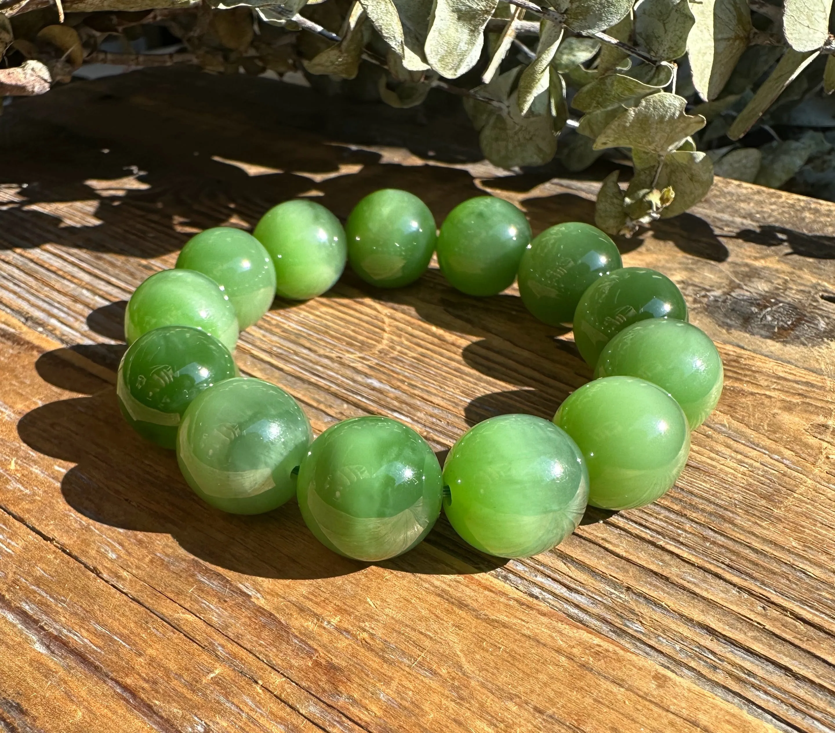 16mm Chatoyant Bead Bracelet, AA Quality*