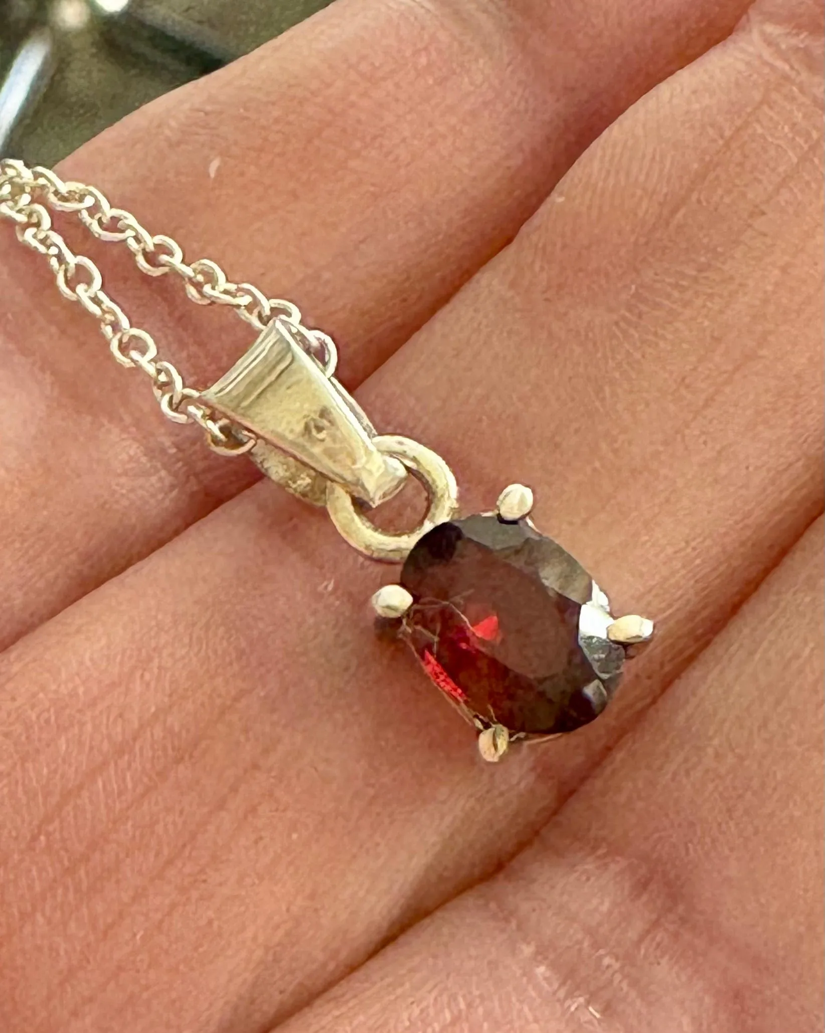Bijou Garnet Pendant