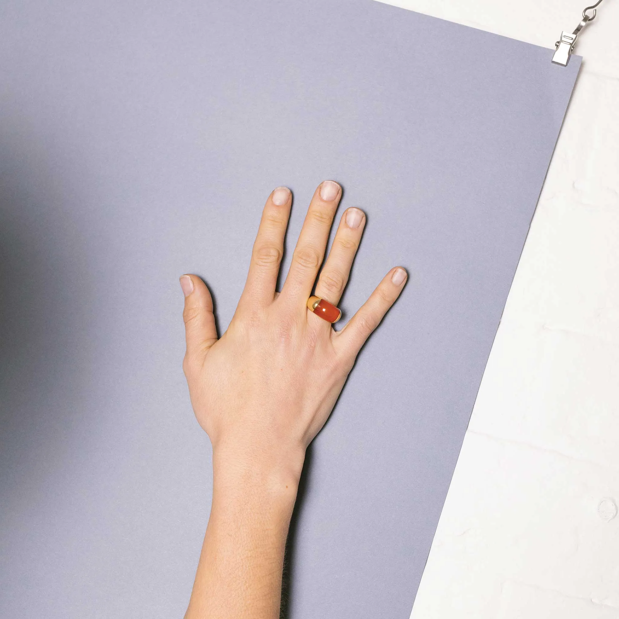 Carnelian Chunky Ring