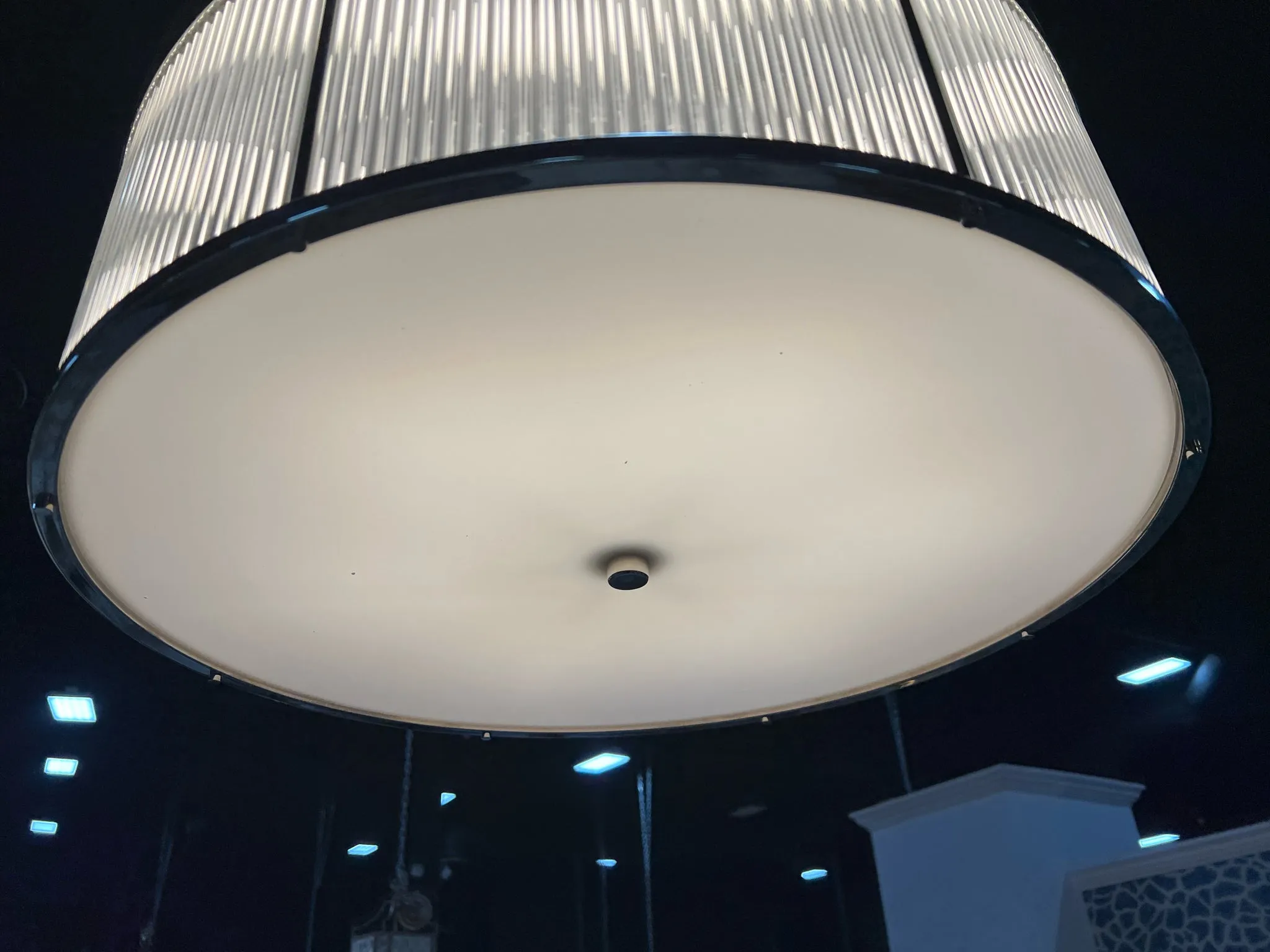CHANDELIER FLUSH MOUNT DRUM