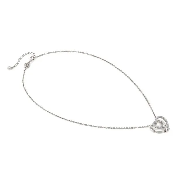 Cosmiclove CZ Heart Necklace - Silver - 241709/004