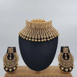 Designer Gold Look Choker Set