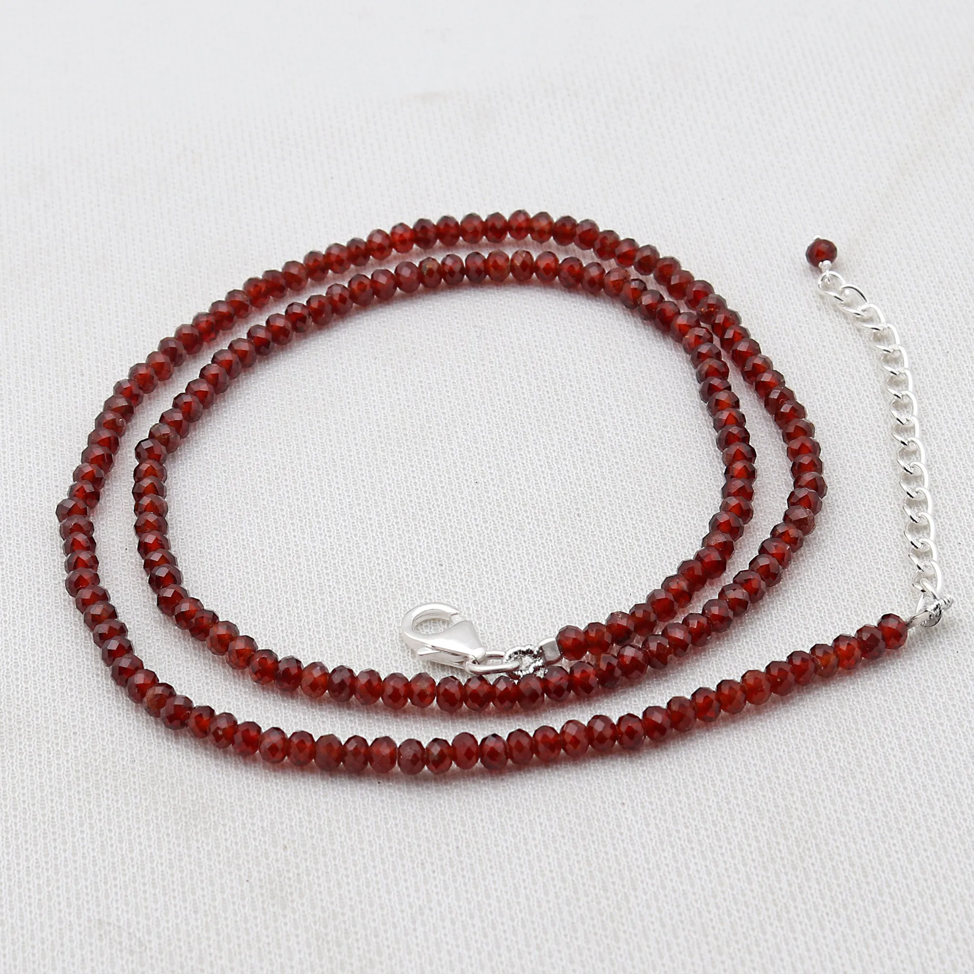 Garnet Beads Necklace