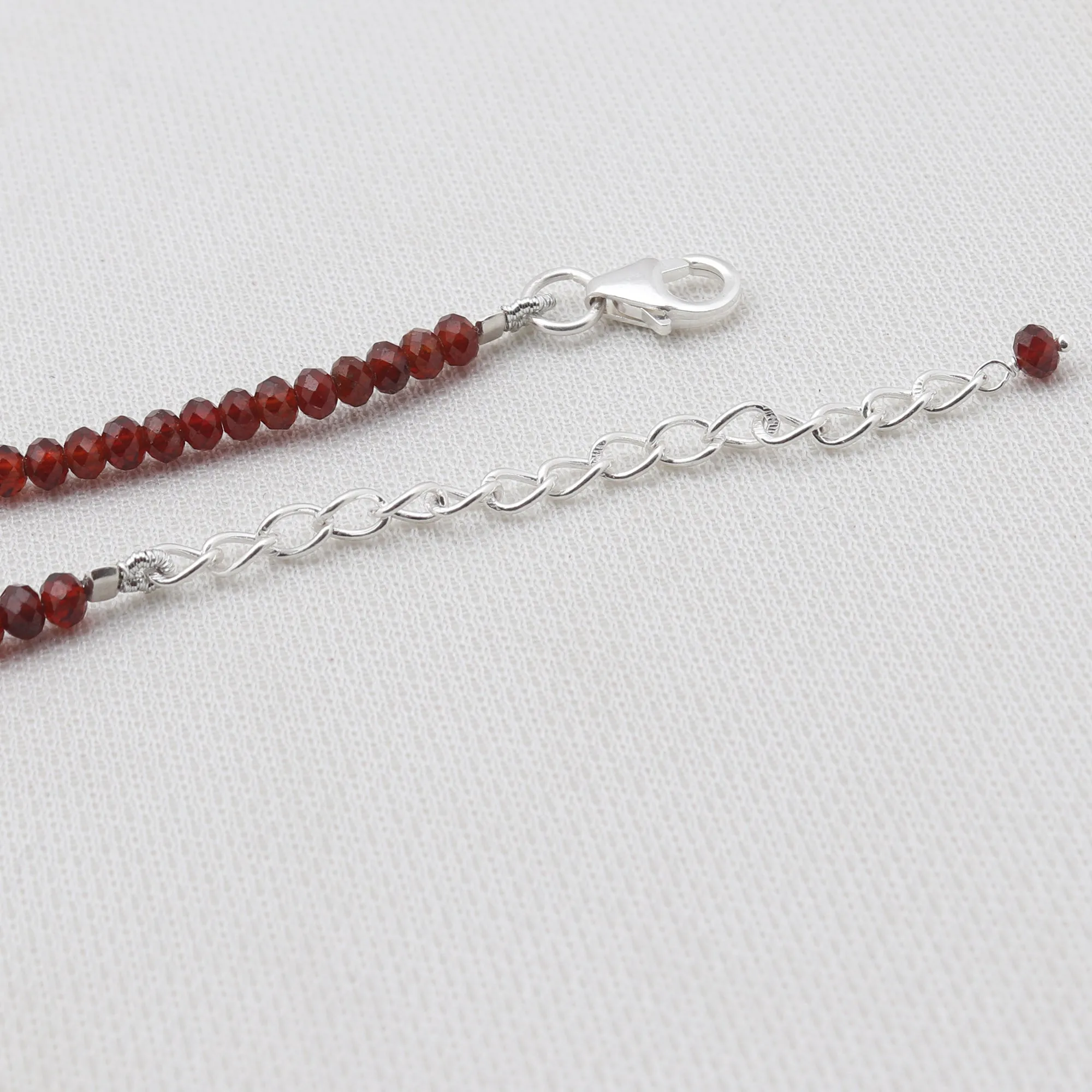 Garnet Beads Necklace