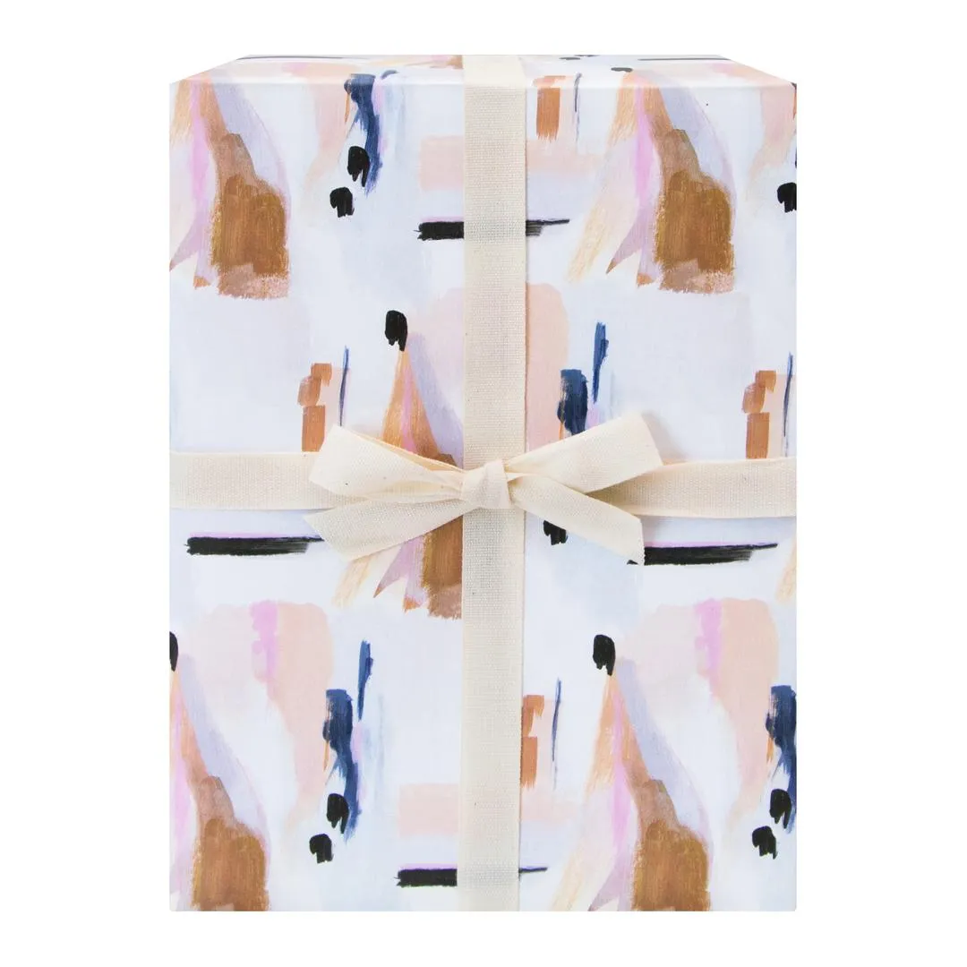 Gift Wrap Abstract Blue