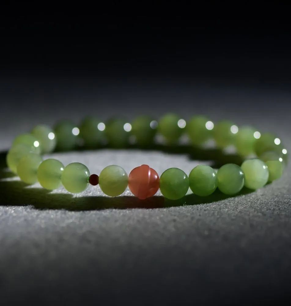 Hetian Jade Jasper Bracelet-Tajade