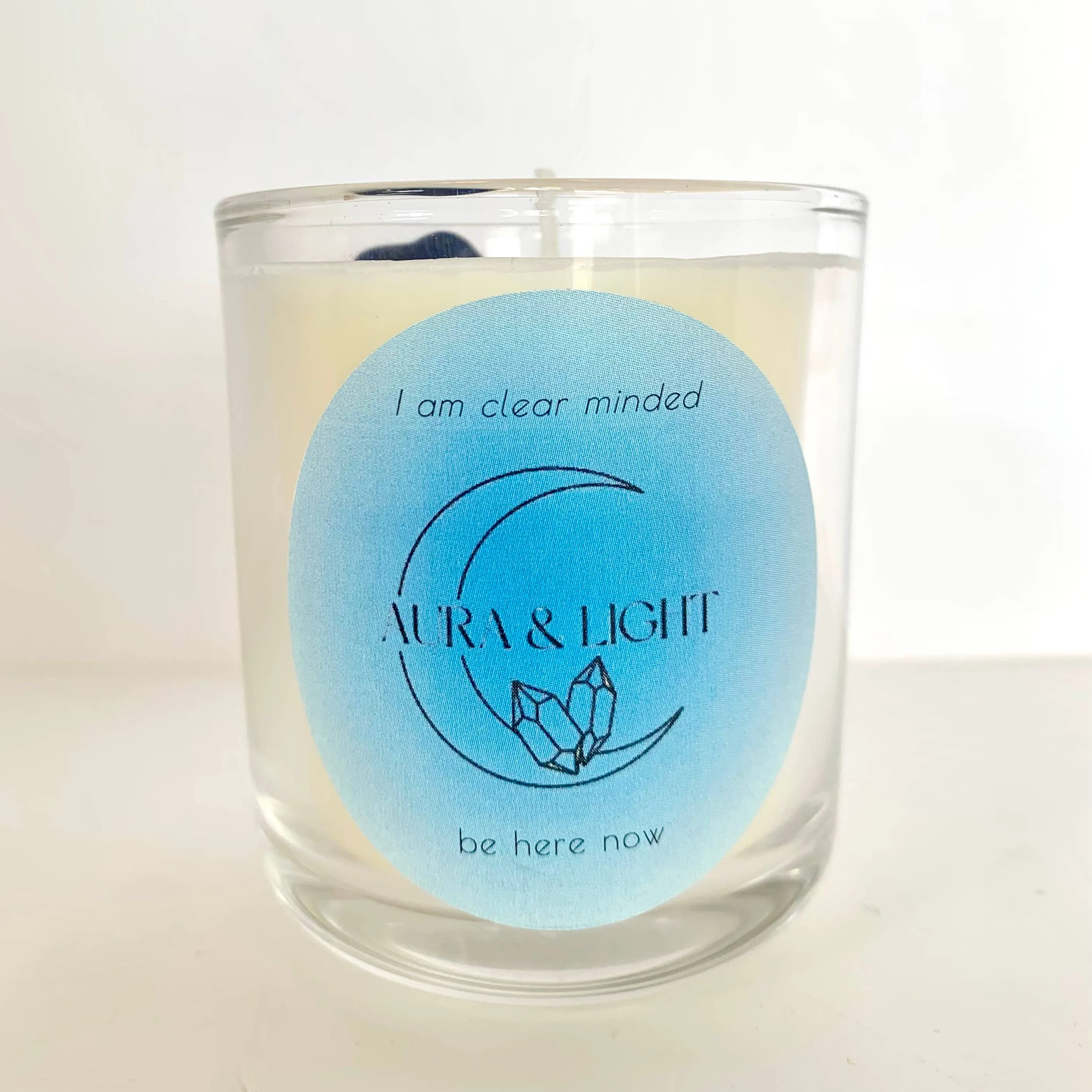 I am clear minded - Aura & Light Crystal Candle