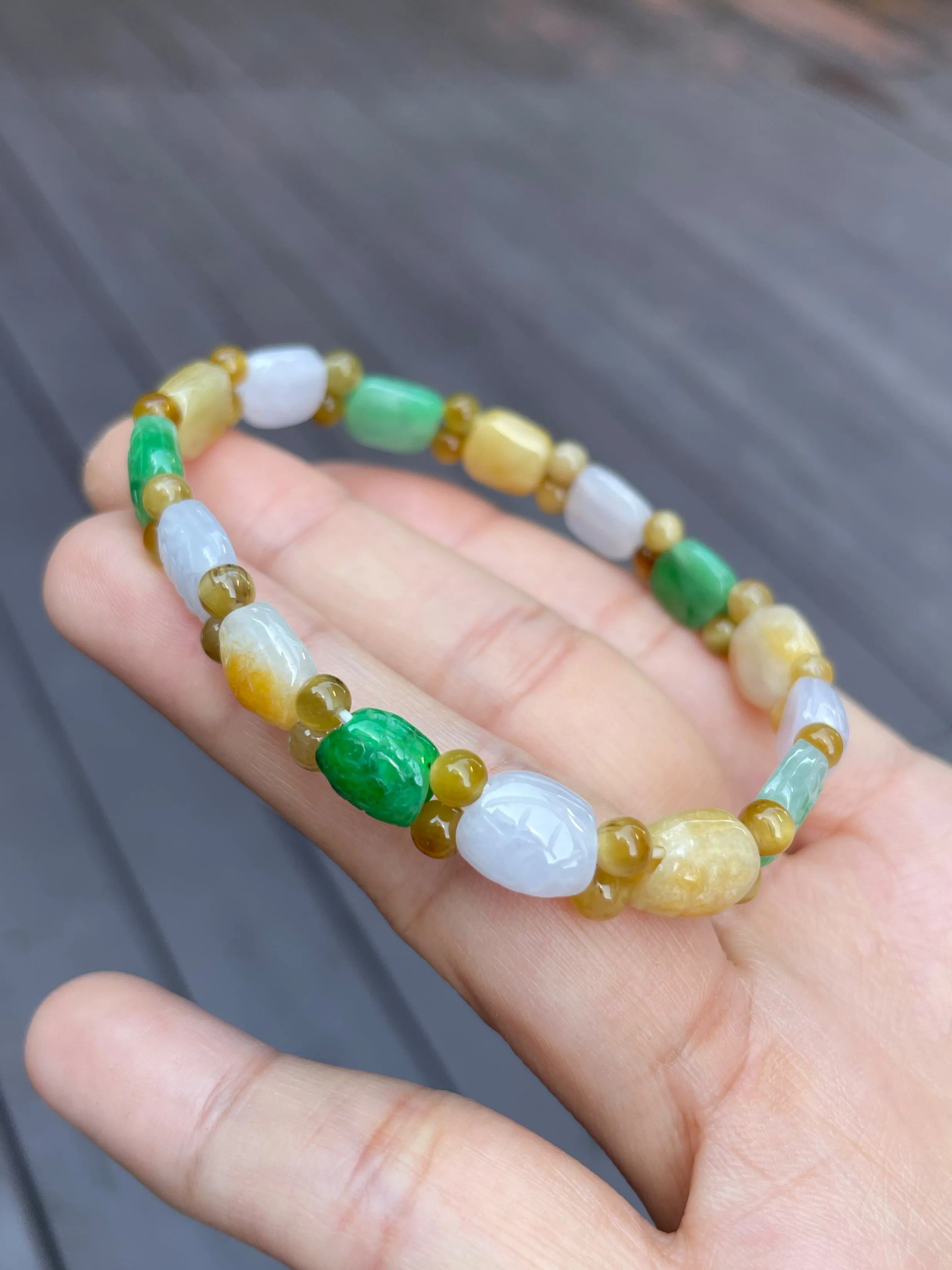 Jade Bracelet - Tortoise Shells (NJBA051)