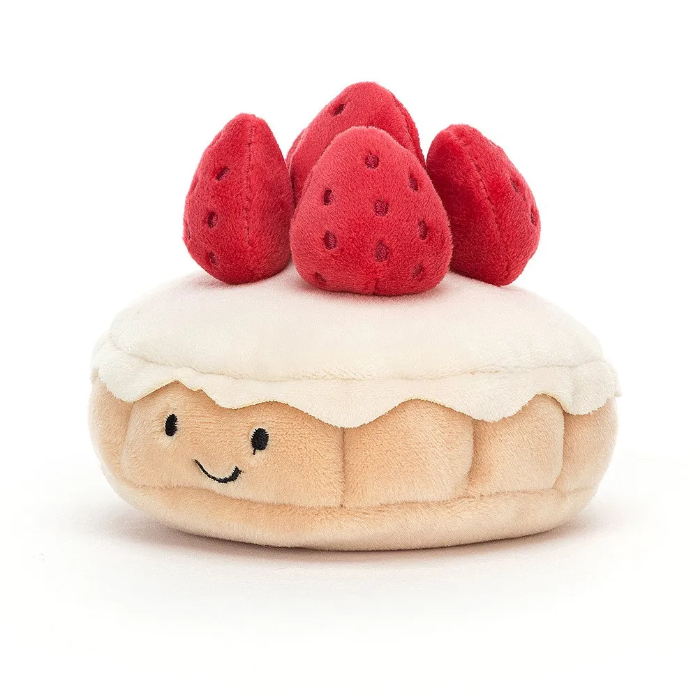 Jellycat Soft Toy Pretty Patisserie Tarte Aux Fraises