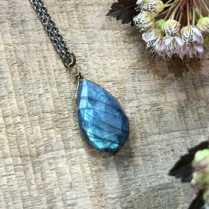Large Labradorite Necklace