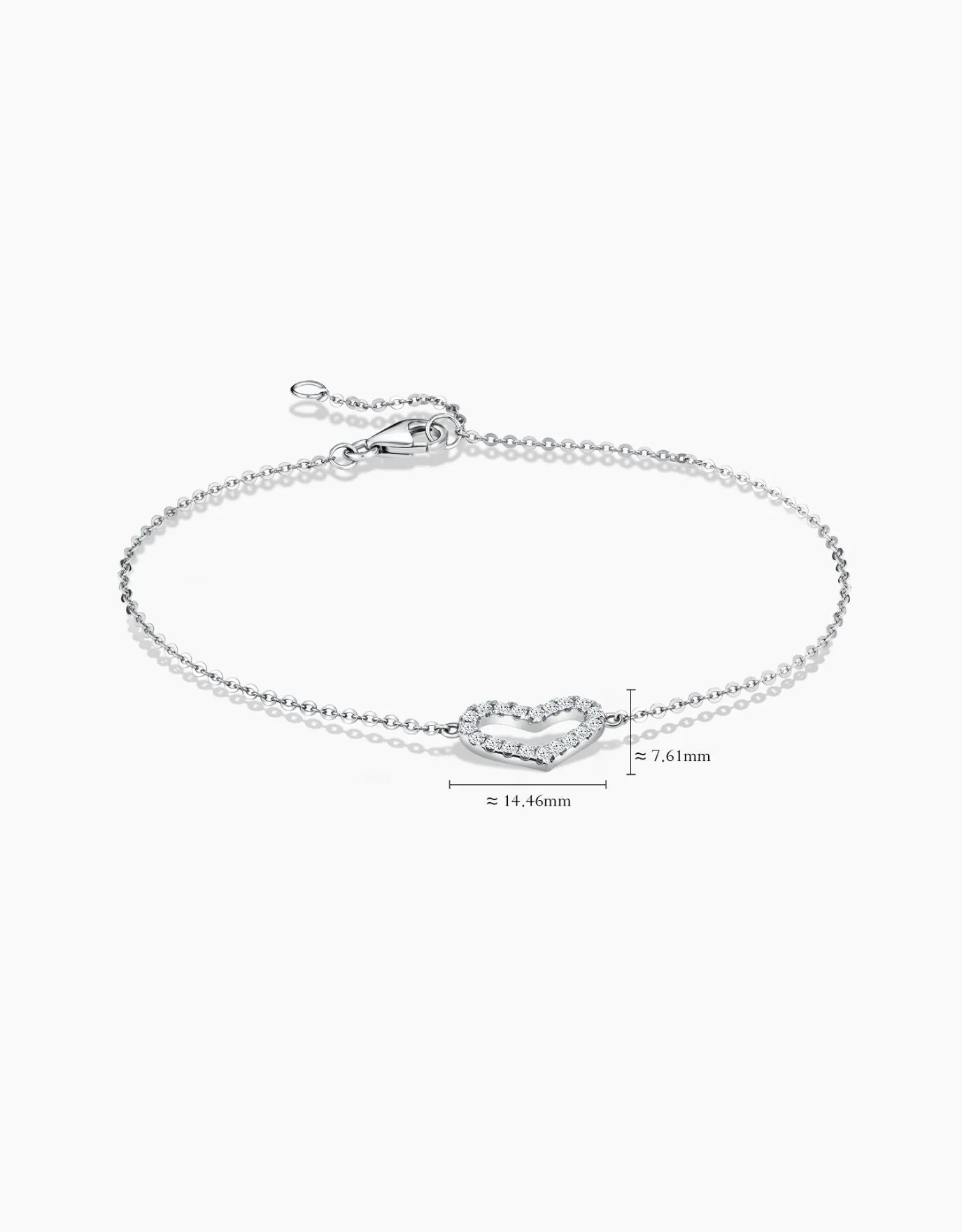 LVC Charmes Tender Heart Diamond Bracelet
