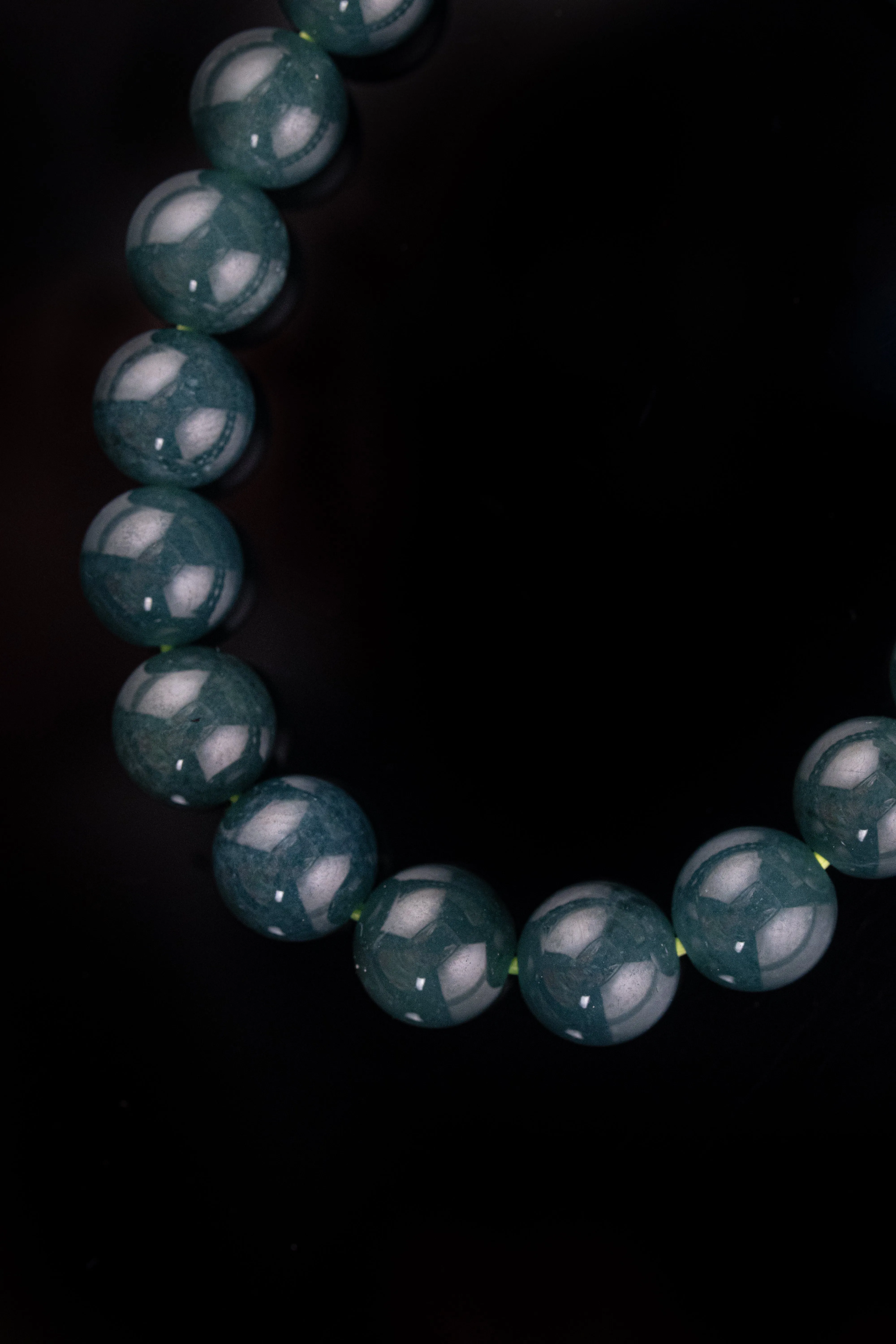 Medium Full Beaded Dark Bluewater Bracelet