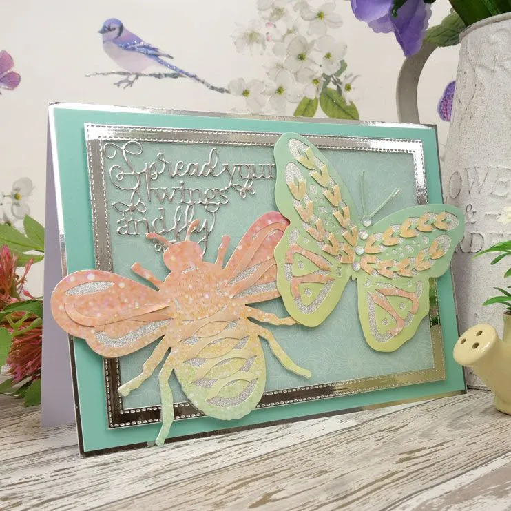 Moonstone Dies - Garden Nature Interlace Bumblebee