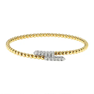 Opalence Sphere Open Bangle