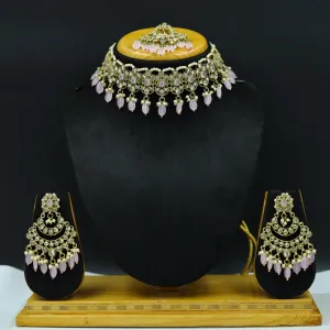 Pink Antique Choker Set 13447-0505