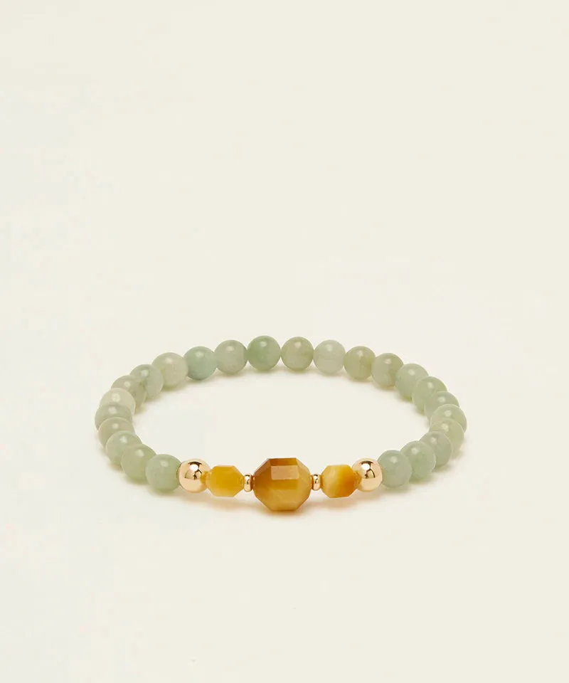 Spiritus Stones Jade Tiger Bracelet
