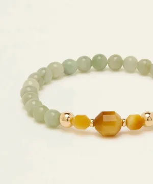 Spiritus Stones Jade Tiger Bracelet
