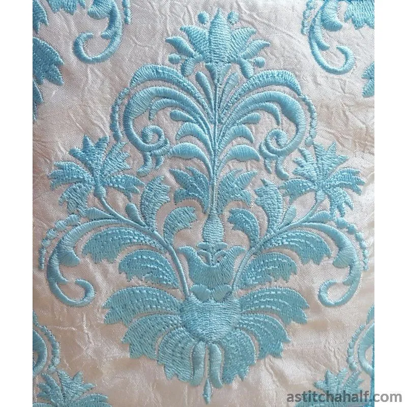 Tiffany Blue Damask Tissue Box Cover