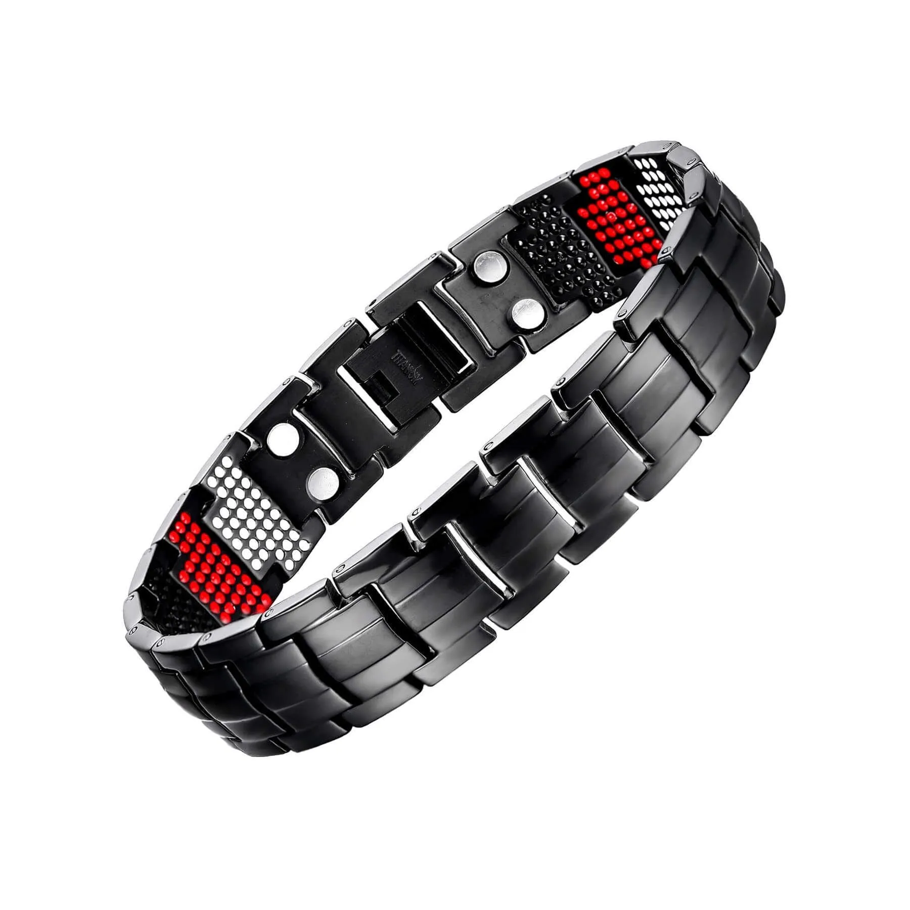 Titanium All Black Magnetic Bracelet