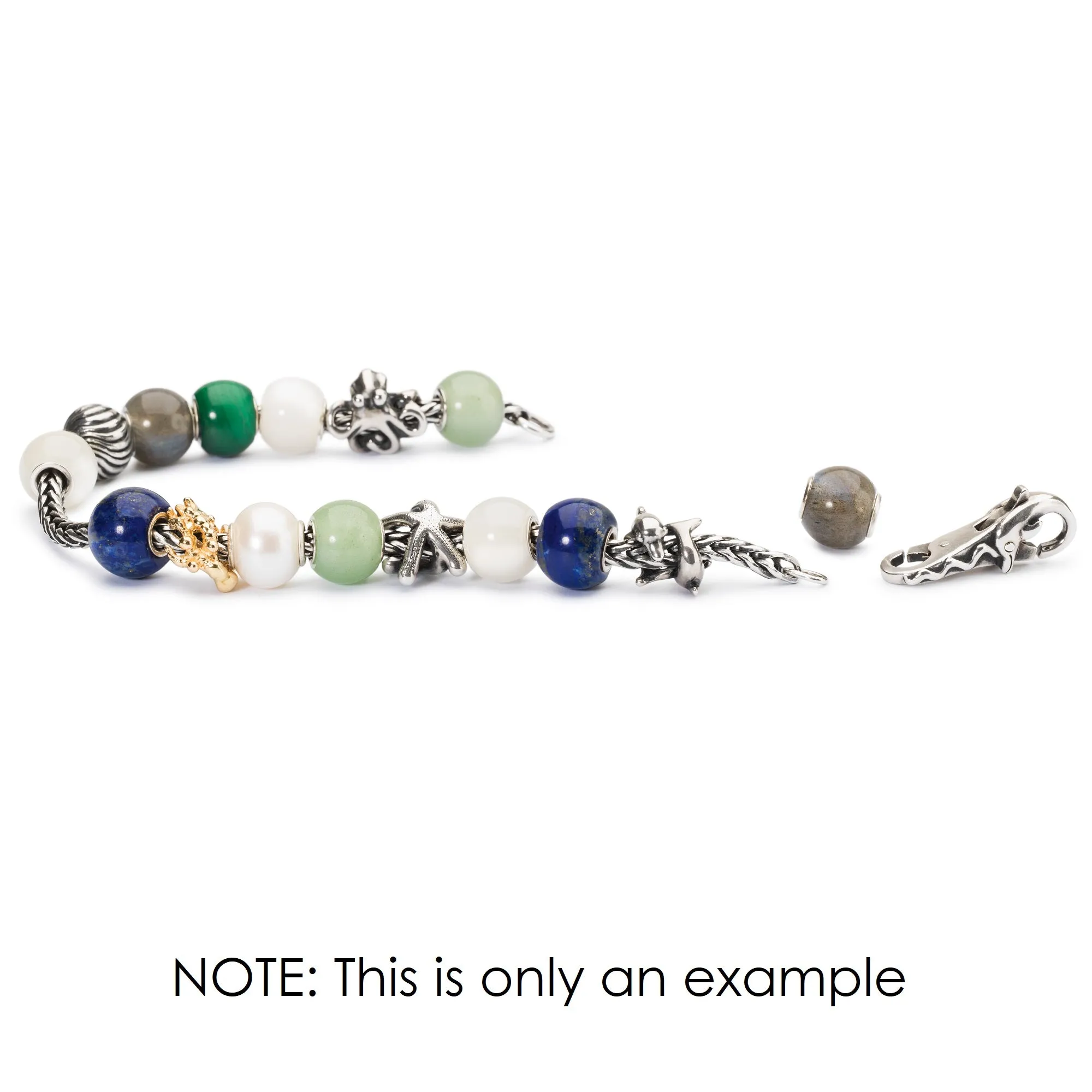 Trollbeads Round Lapis Lazuli Bead